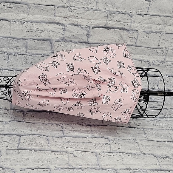 TOM AND JERRY Pink Crop Shirt Large‎ - Picture 4 of 6